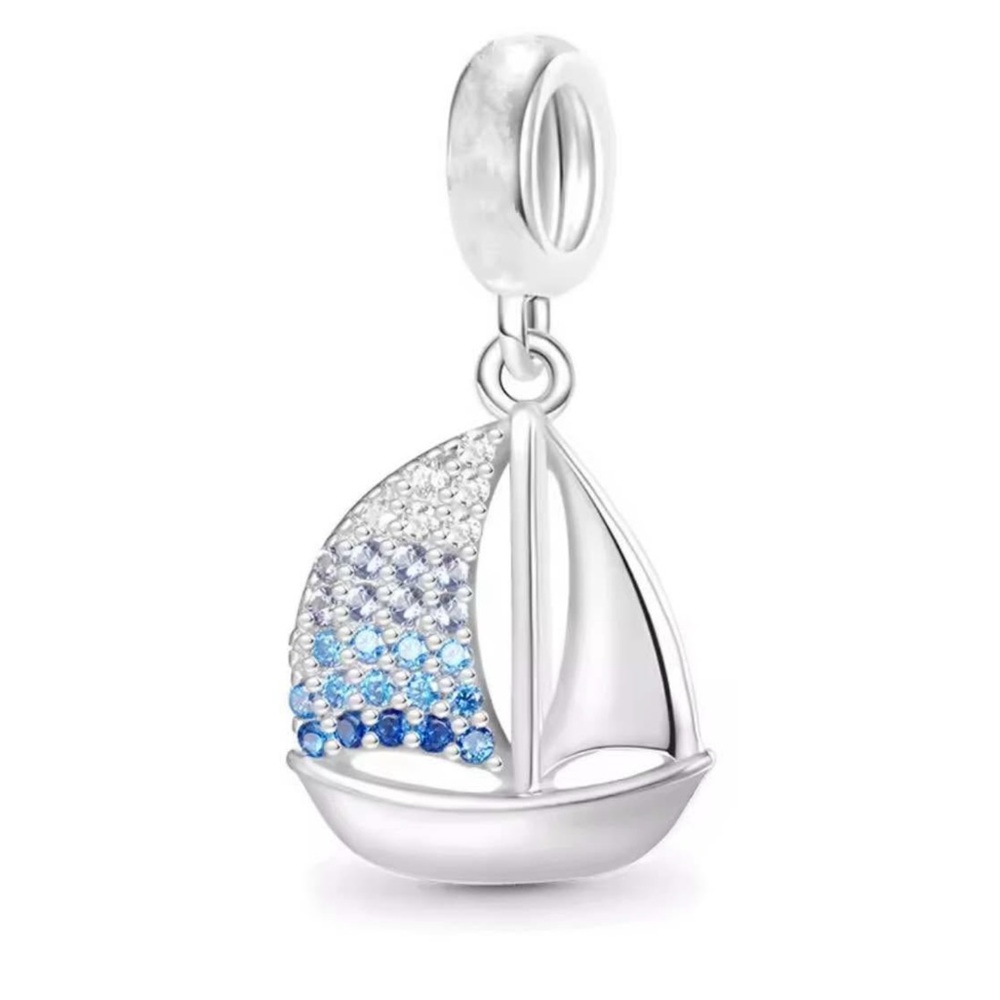 S925 Sailboat Charm